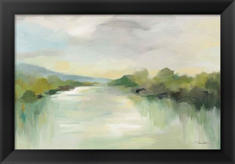 Framed April River Print