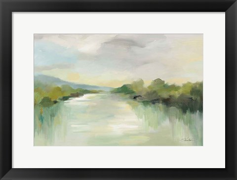 Framed April River Print