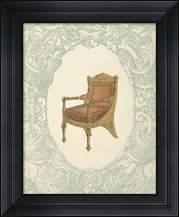 Framed Vintage Chair II Print