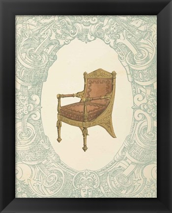 Framed Vintage Chair II Print