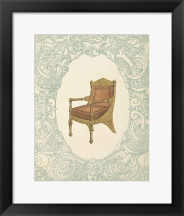 Framed Vintage Chair II Print