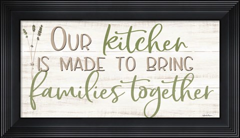 Framed Our Kitchen Print
