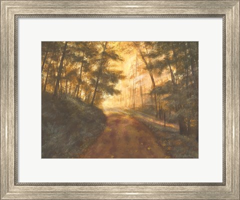 Framed Golden Forest Print