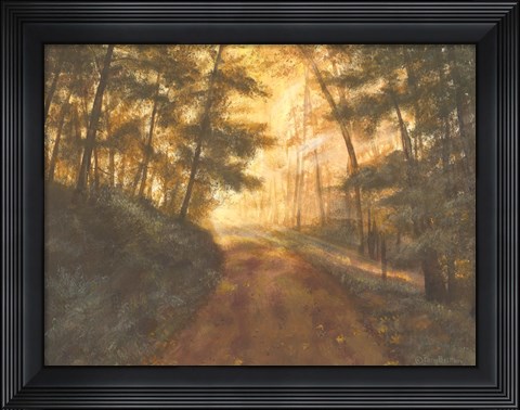 Framed Golden Forest Print