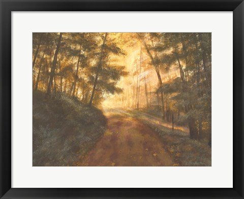 Framed Golden Forest Print