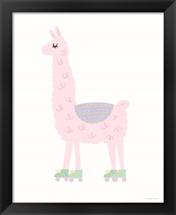 Framed Llama Print