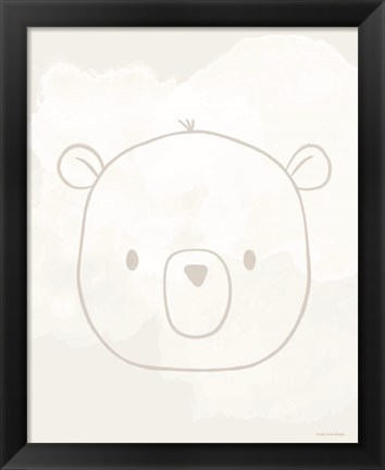 Framed Soft Bear Print