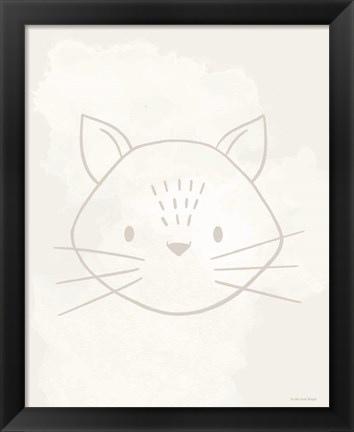 Framed Soft Cat Print