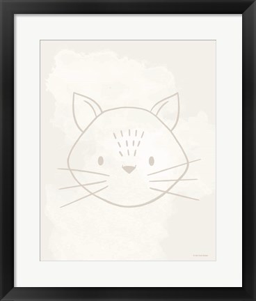 Framed Soft Cat Print