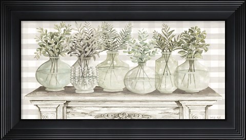 Framed All in a Row Print