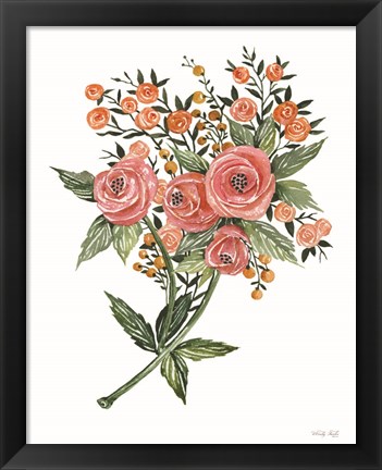 Framed Botanical Ranunculus Print