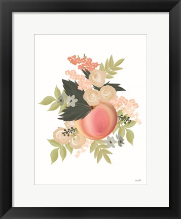 Framed Spring is Peachy I Print