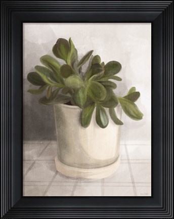 Framed Ironstone Planter II Print
