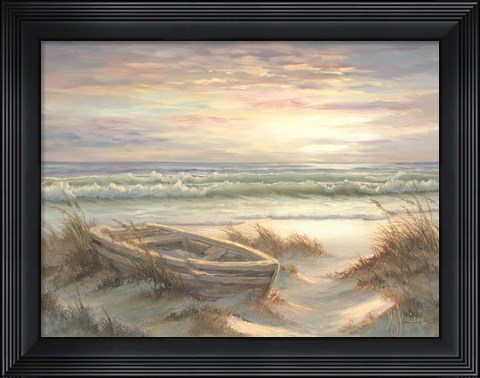 Framed Old Rowboat Print