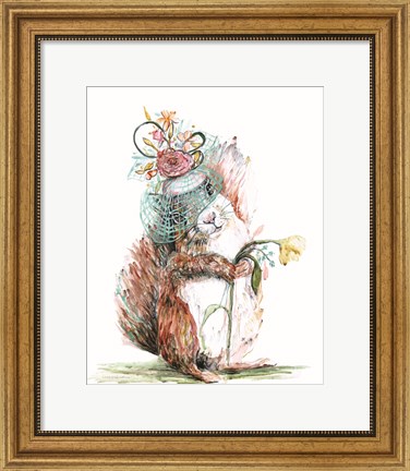 Framed Enchanted Squirrel Print