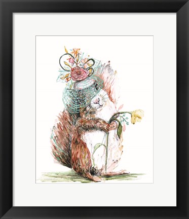 Framed Enchanted Squirrel Print