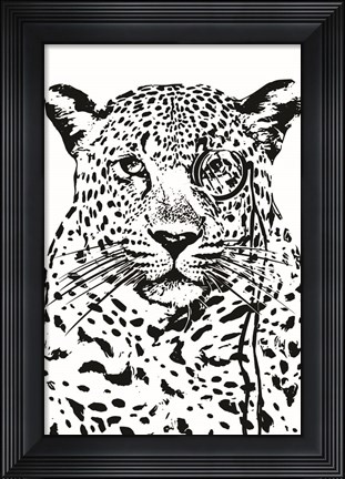Framed Cheeky Cheetah Print