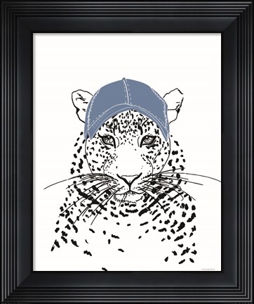 Framed Team Roster Cheetah Print