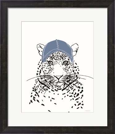 Framed Team Roster Cheetah Print