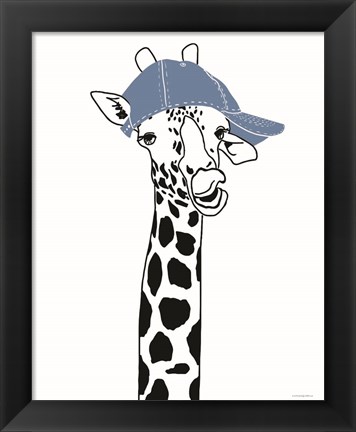 Framed Team Roster Giraffe Print