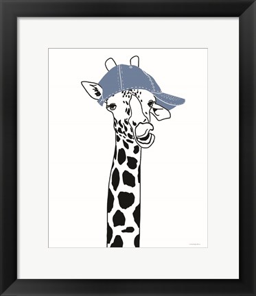 Framed Team Roster Giraffe Print