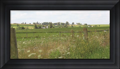 Framed Along the Country Road Print