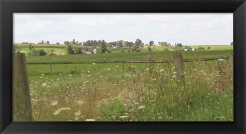 Framed Along the Country Road Print