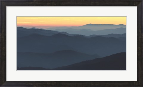 Framed Clingman&#39;s Sunrise Print