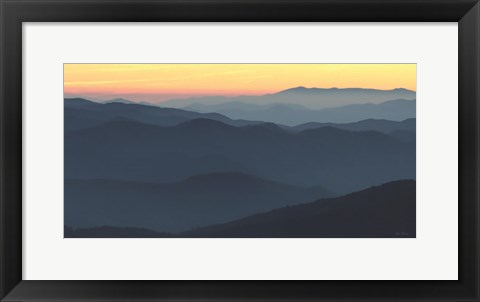 Framed Clingman&#39;s Sunrise Print