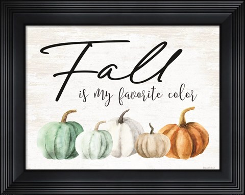 Framed Fall is My Favorite Color Print