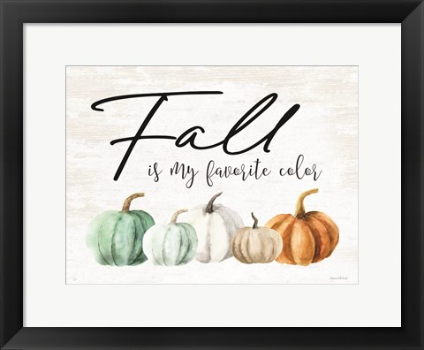 Framed Fall is My Favorite Color Print