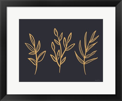 Framed Autumn Leaves Print