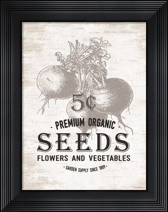 Framed Seeds Print