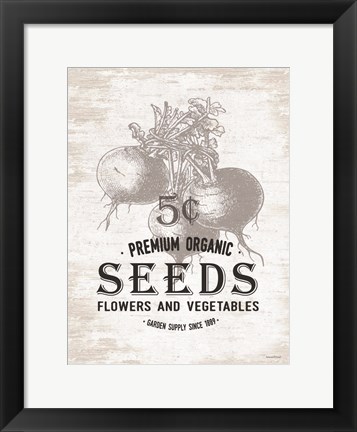 Framed Seeds Print