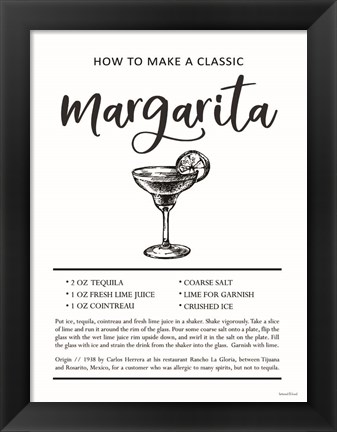 Framed Margarita Print