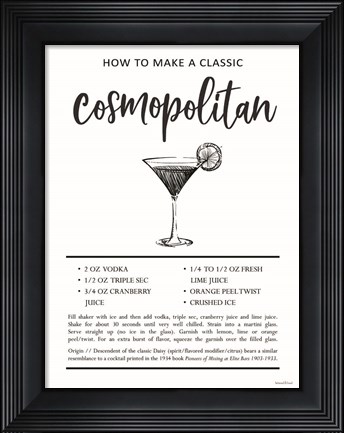 Framed Cosmopolitan Print