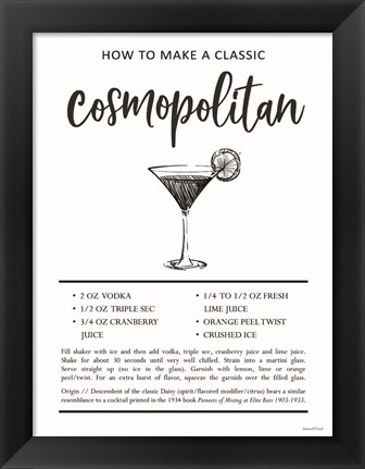 Framed Cosmopolitan Print