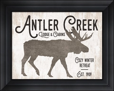 Framed Antler Creek Print