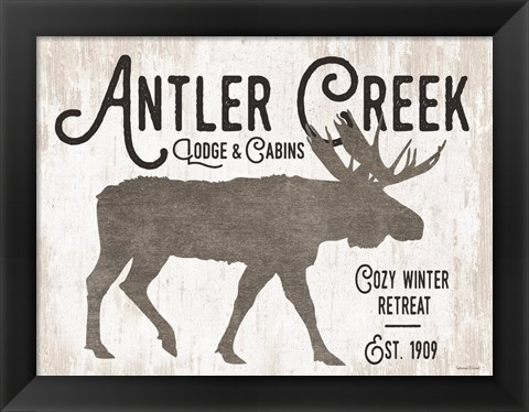 Framed Antler Creek Print