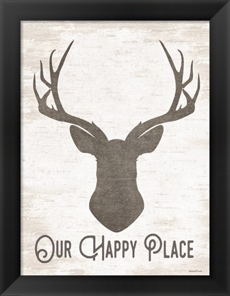 Framed Our Happy Place Print