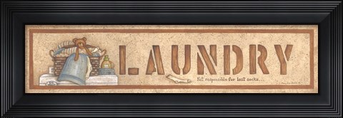 Framed Laundry Print