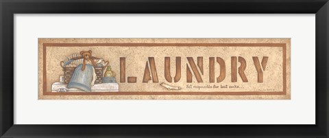 Framed Laundry Print