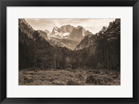 Framed Mountains in the Middle Print