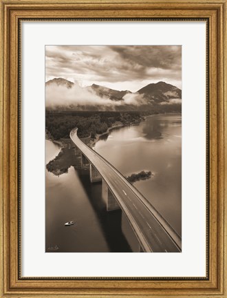 Framed This way to the Mountains Print