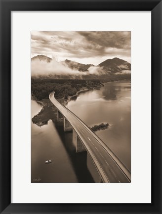Framed This way to the Mountains Print