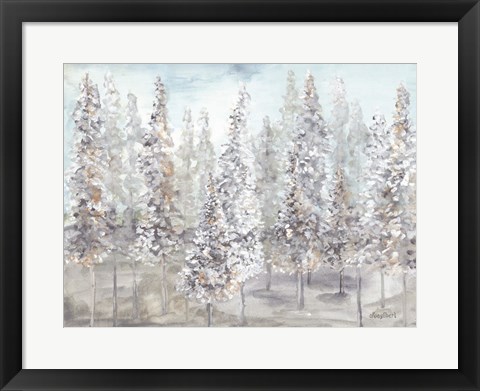 Framed Splendid Forest Print