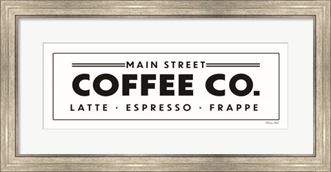 Framed Main Street Coffee Co. Print