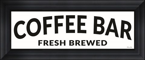 Framed Coffee Bar Print