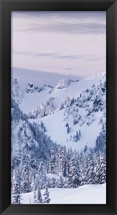 Framed Tatoosh Range Triptych I Print