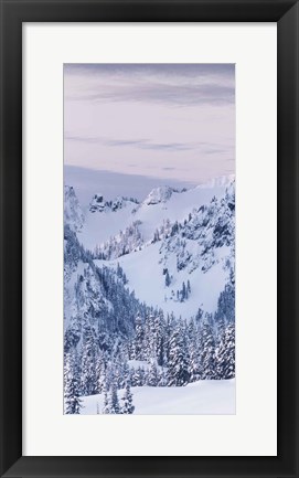 Framed Tatoosh Range Triptych I Print